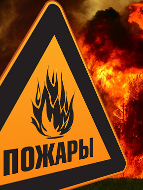 Пожары в России